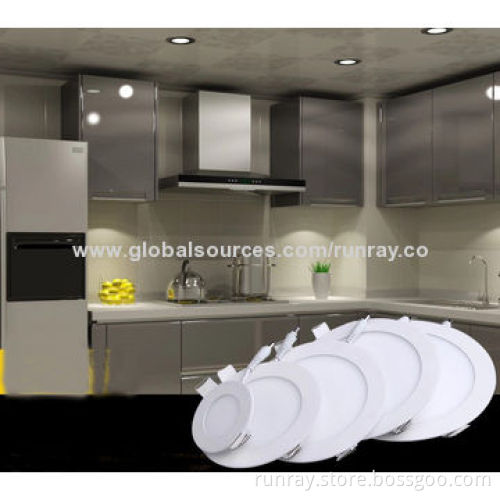 18W Dimmable LED Panel Light, Epistar 2835 SMD Chip, 85-265V AC, 225mm Diameter, ISO9001 FactoryNew